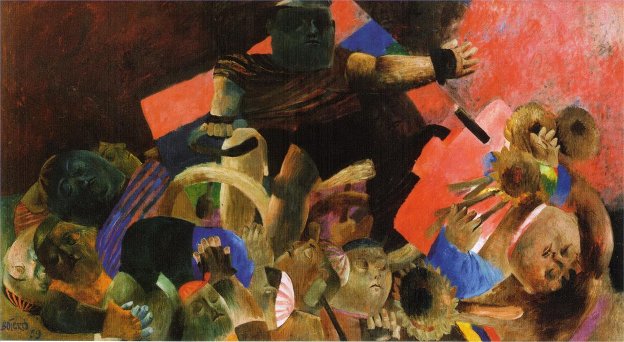 L’Apothéose de Ramon Hoyos Fernando Botero Peintures à l'huile